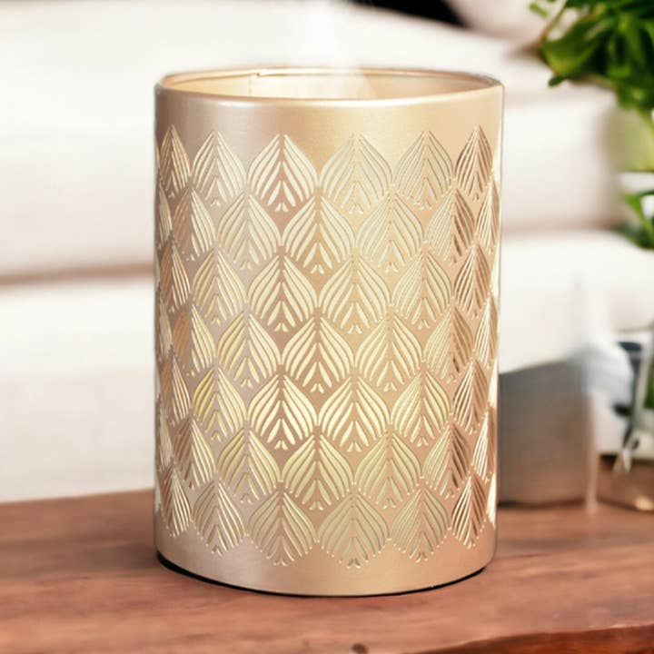 Candle Effect Diffuser & Metal and Glass Candle Holder Vienna for wholesale by Zen'Arôme