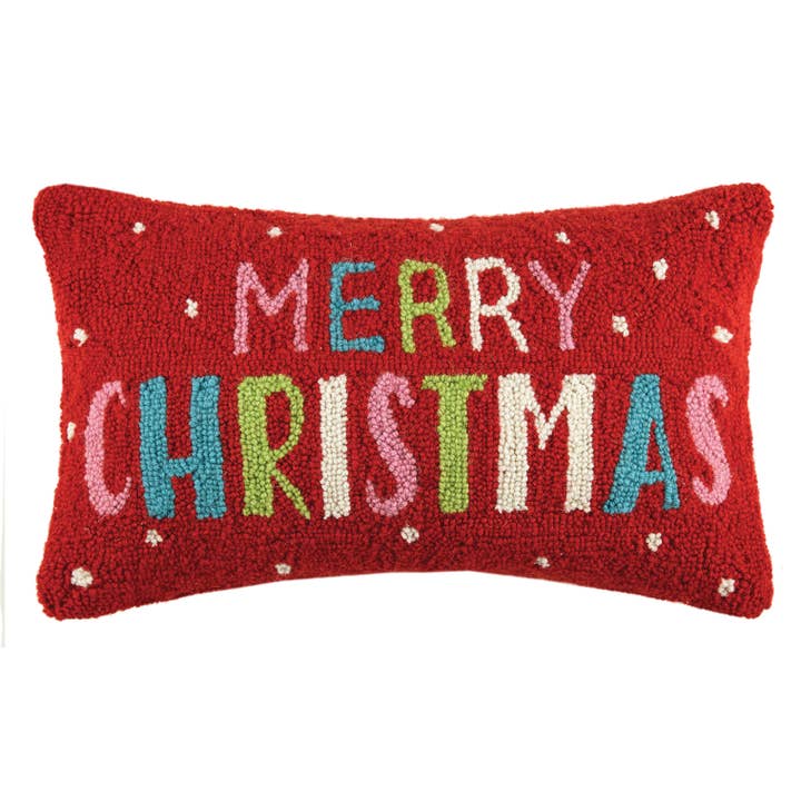 Peking Handicraft - Wholesale Throw/Decorative Pillow - Merry Christmas Hook Pillow1