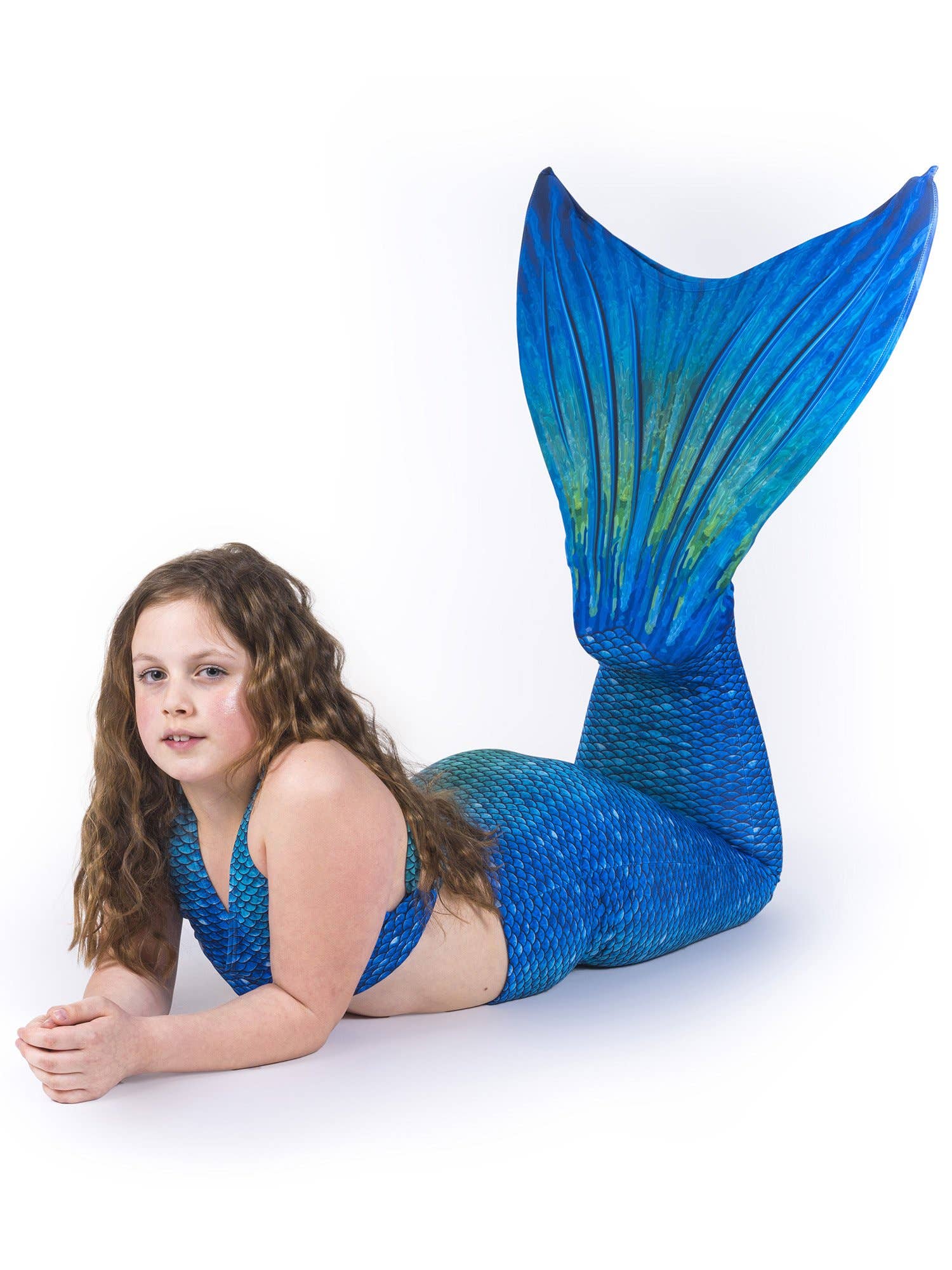 Sun Tail Mermaid - Wholesale Beach/Pool Toy - Kids & Baby - Blue Lagoon Mermaid Tail + Monofin Set clothing for kids, girls, teens, and women (pool toy)6