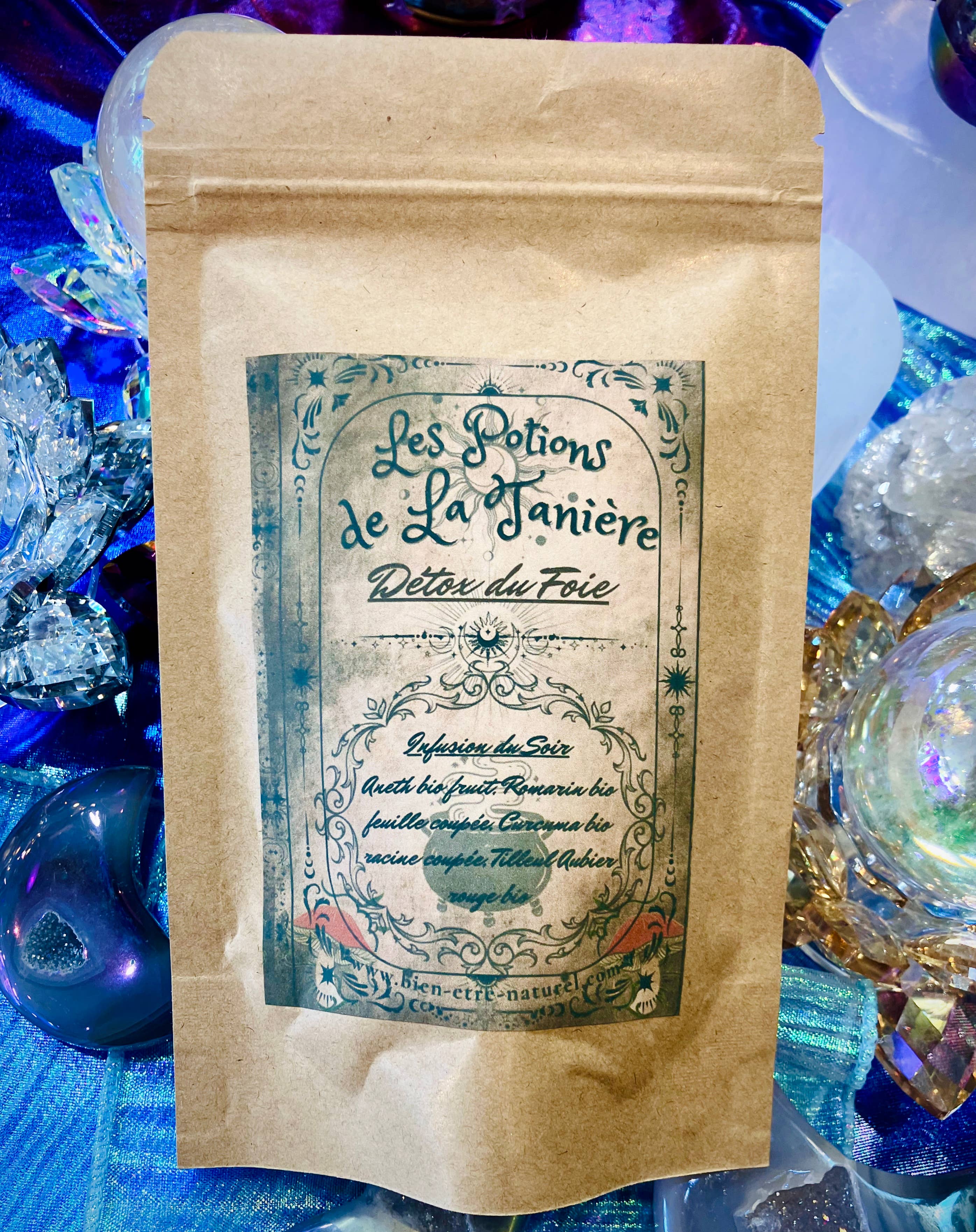 Desarwen - Vendita all'ingrosso Tisane salutari e depurative - Infuso detox per fegato con finocchio, rosmarino e radice di curcuma biologici