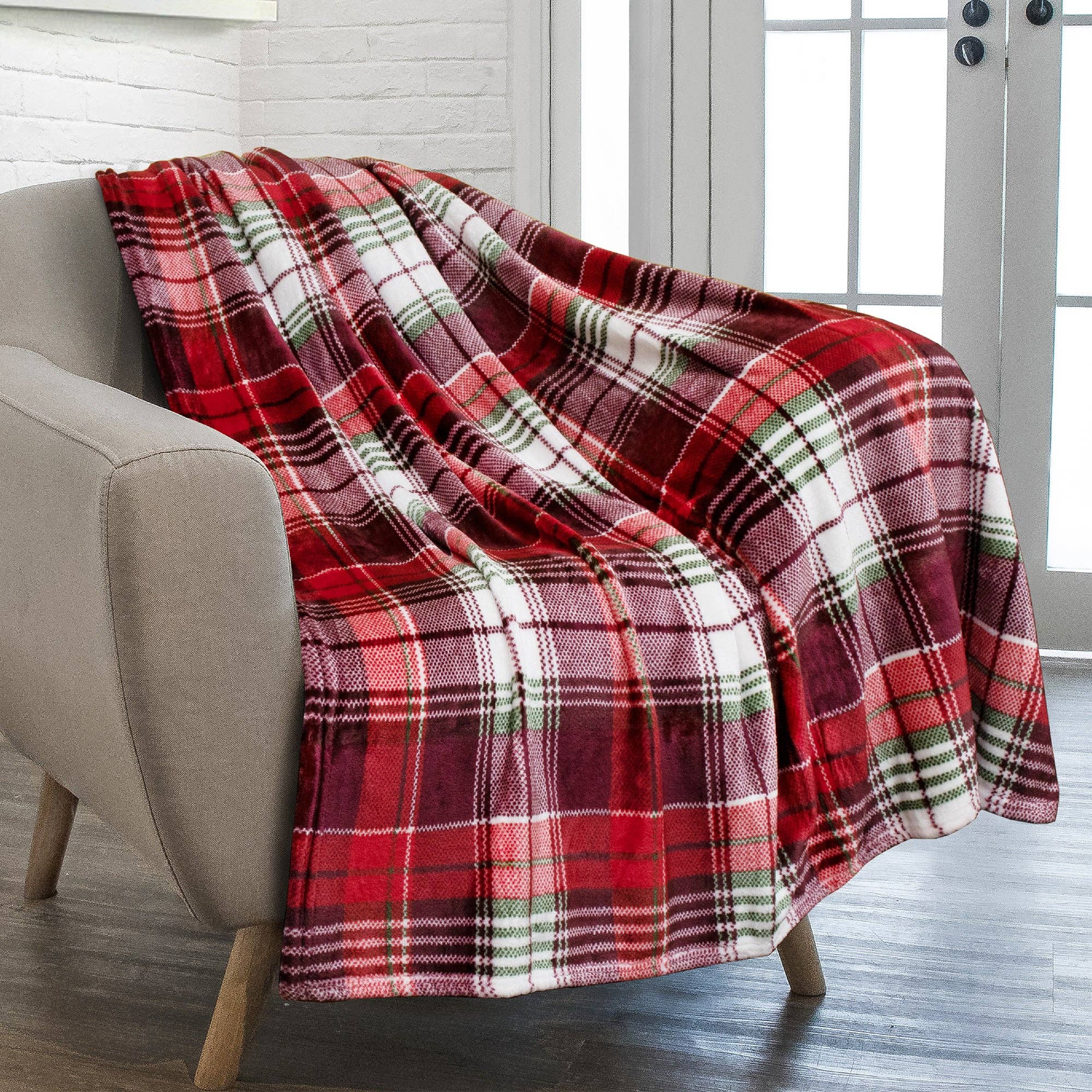 Pavilia – wholesale Prydnadsfilt – Pavilia julfleecefilt med säsongsmotiv85