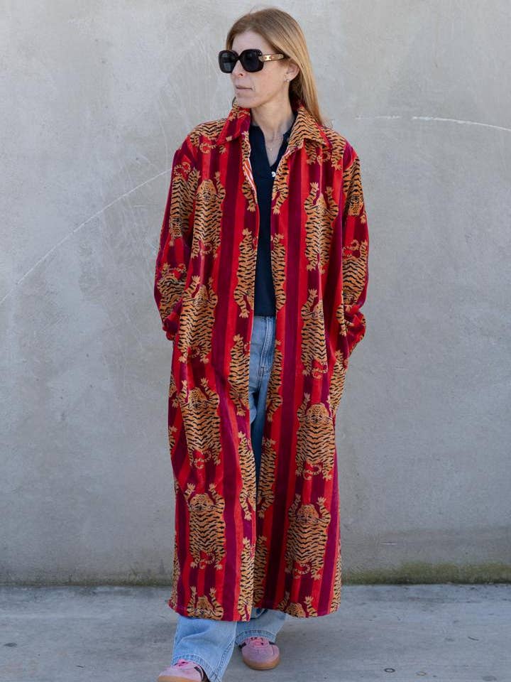 VELVET KIMONO for wholesale by Sanjanaandme