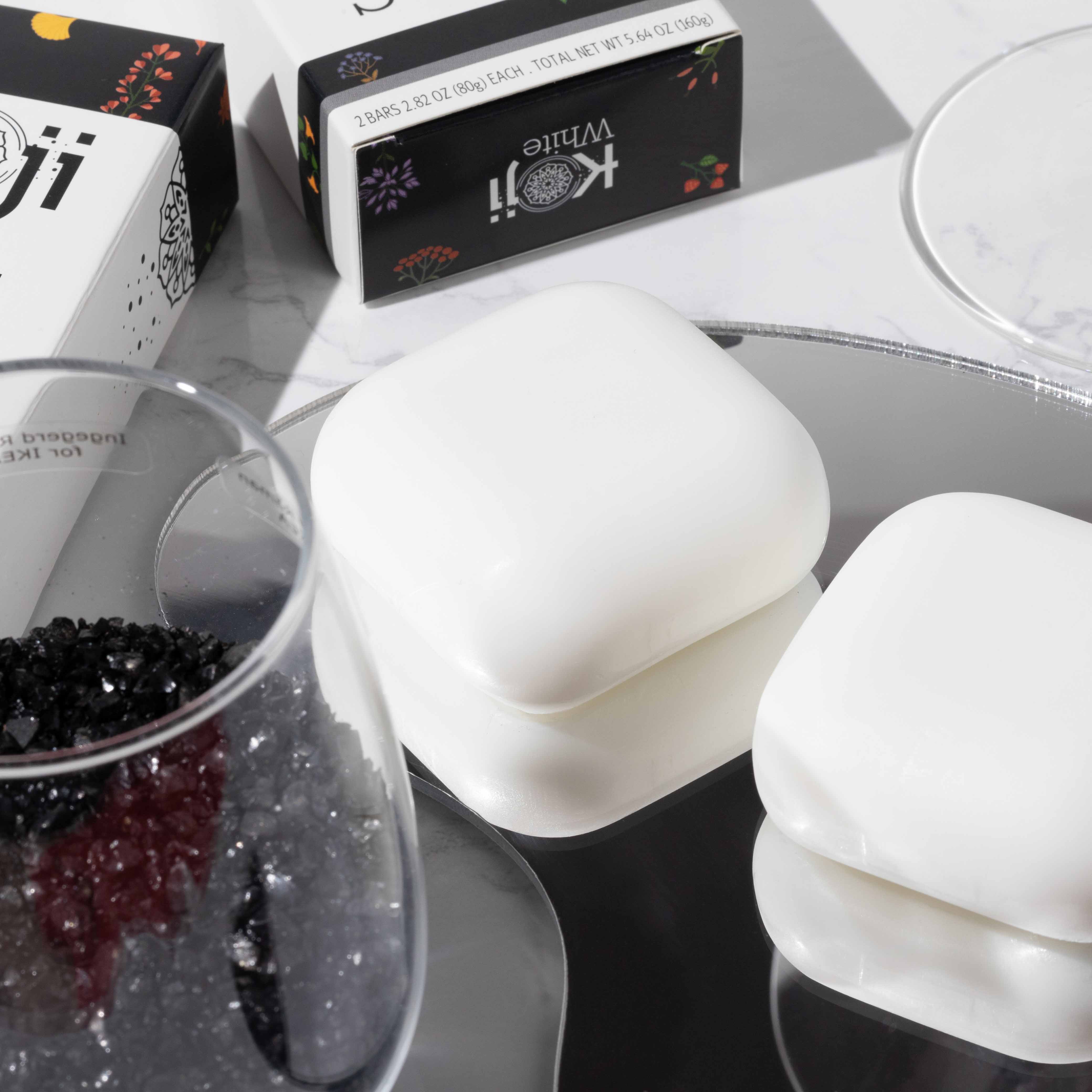 Koji White - Wholesale Bar Soap - Kojic Acid & Glutathione Skin Brightening Soap (2 Bars)8