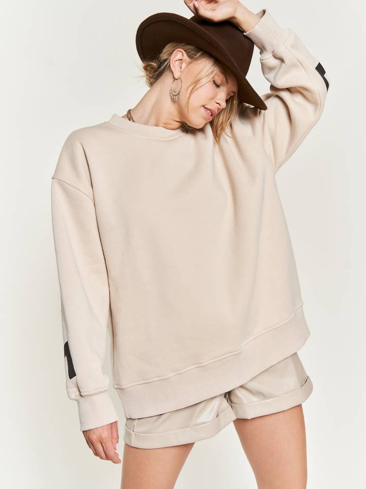 Cotton Muse – Engroshandel Grafisk Sweatshirt - Dame – Trykt oversized sweatshirt9