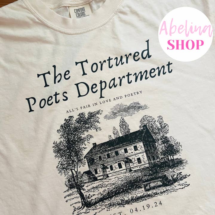 My Viral "Tortured Poets Dept" Comfort Colors T-shirt for wholesale by Abelina Shop