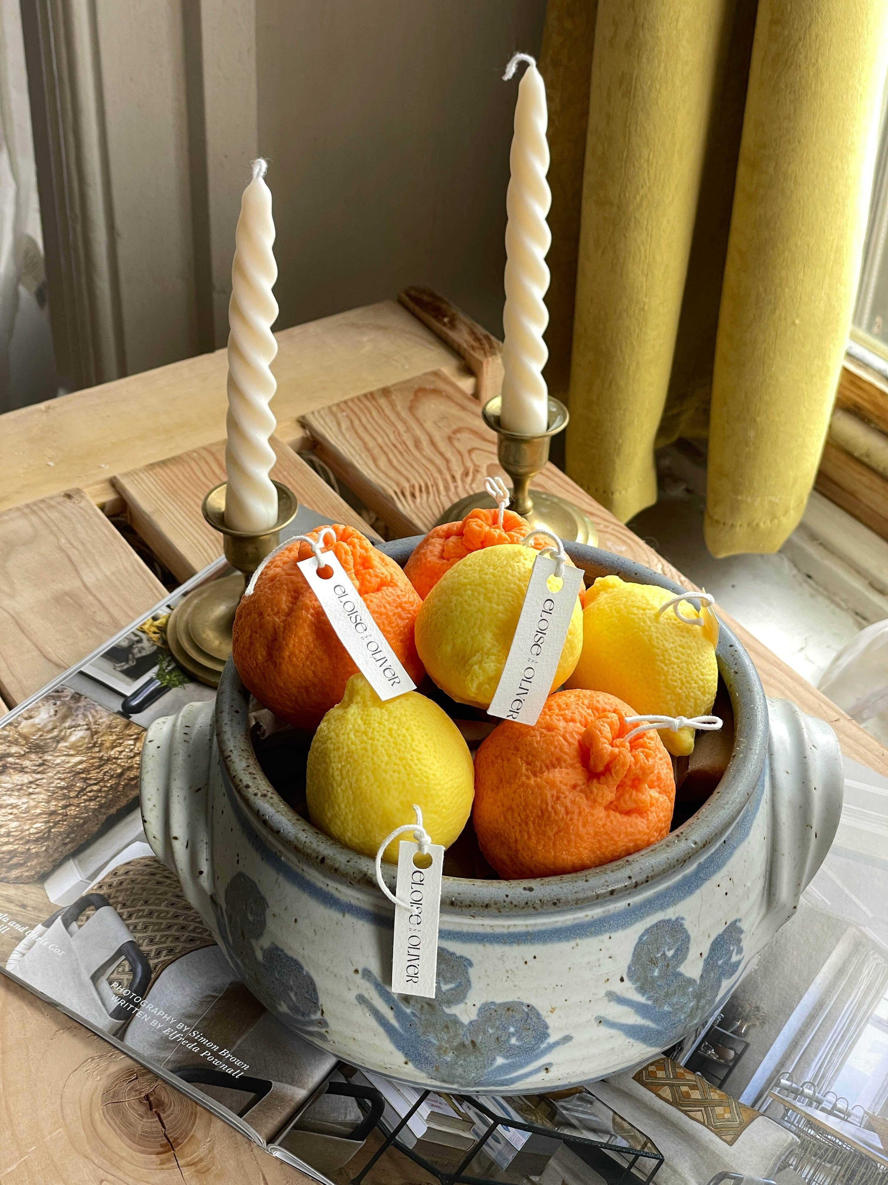 Eloise and Oliver - Vente Bougies originales - Orange2