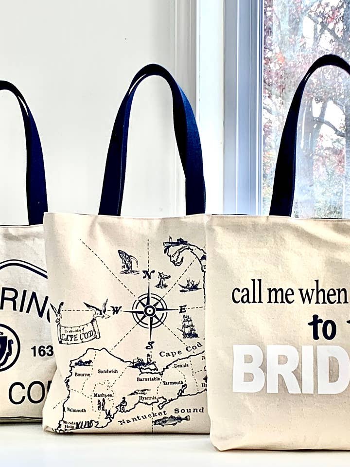 CAPE COD tote bags for wholesale by Cape Crafter