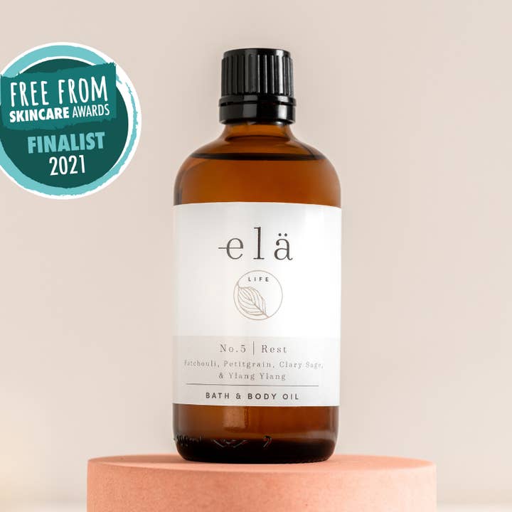 Rest No 5 Body & Bath Oil 100ml for wholesale by Elä Wellness Ltd