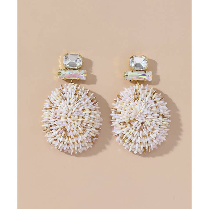 Blossom bijoux - Vendita all'ingrosso Orecchini pendenti - Orecchini a perno con strass 25PEBOL0196