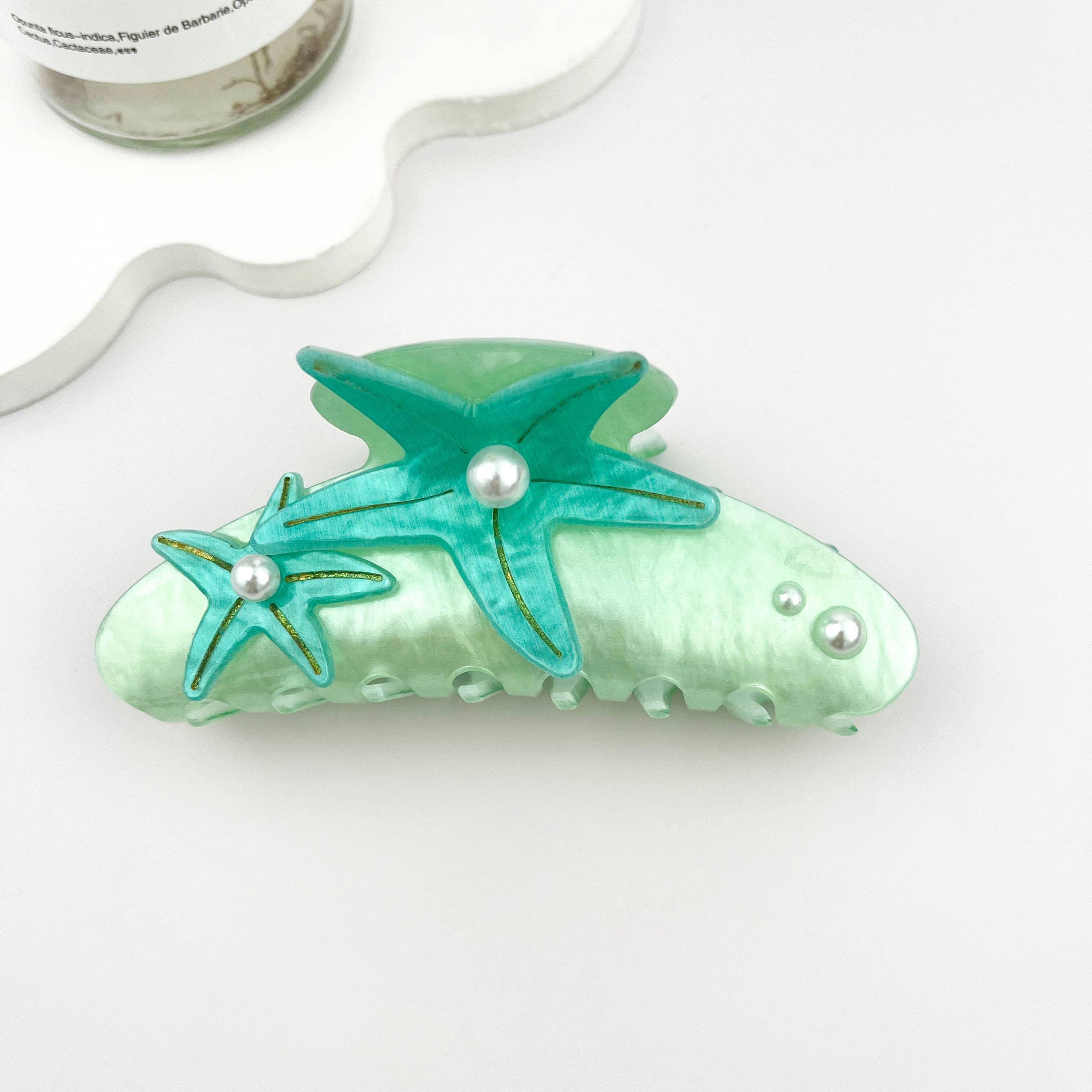 mildstyles - Wholesale Hair Clip - Women's - Iridescent Pearl Starfish Hair Claw Clip – Ocean Fantasy7