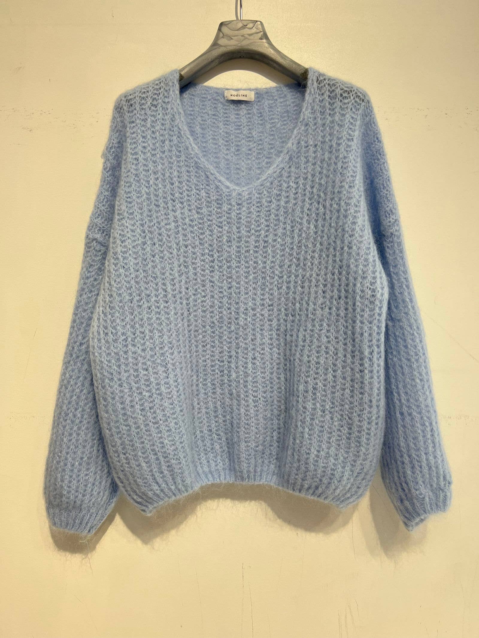 NOELINE - Wholesale Gebreide trui - Kinderen - Oversized trui van 40% kinder mohair6