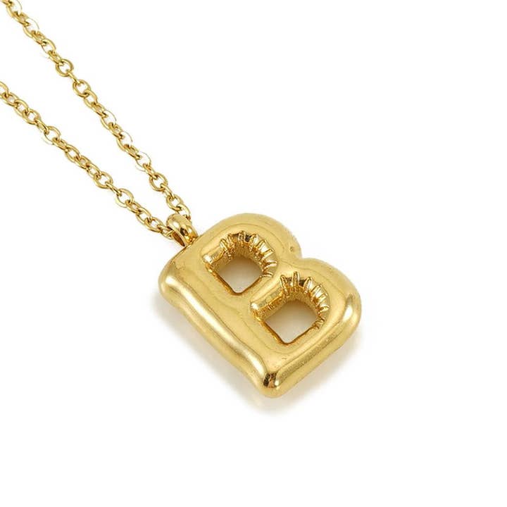 Embellish Your Life - Wholesale Pendant/Charm Necklace - Balloon Initial Necklace1