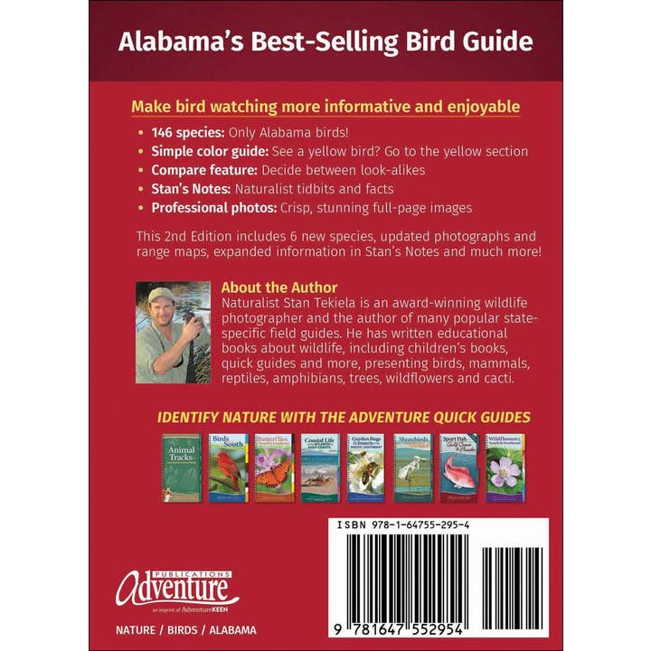 AdventureKEEN - Wholesale Nature Guide - Birds of Alabama Field Guide 2e