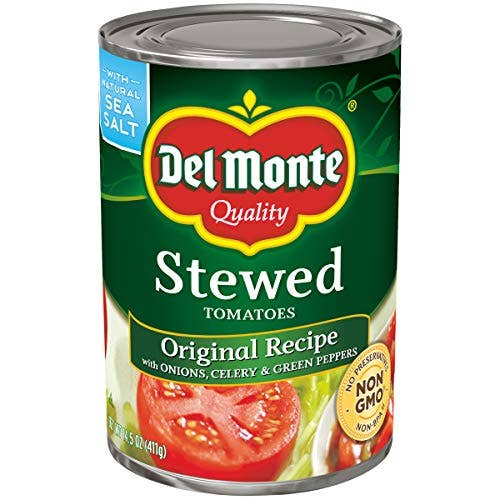 Shop The King - Wholesale Canned Vegetables - Del Monte D Monte Stewed 14.5 oz Single Can0