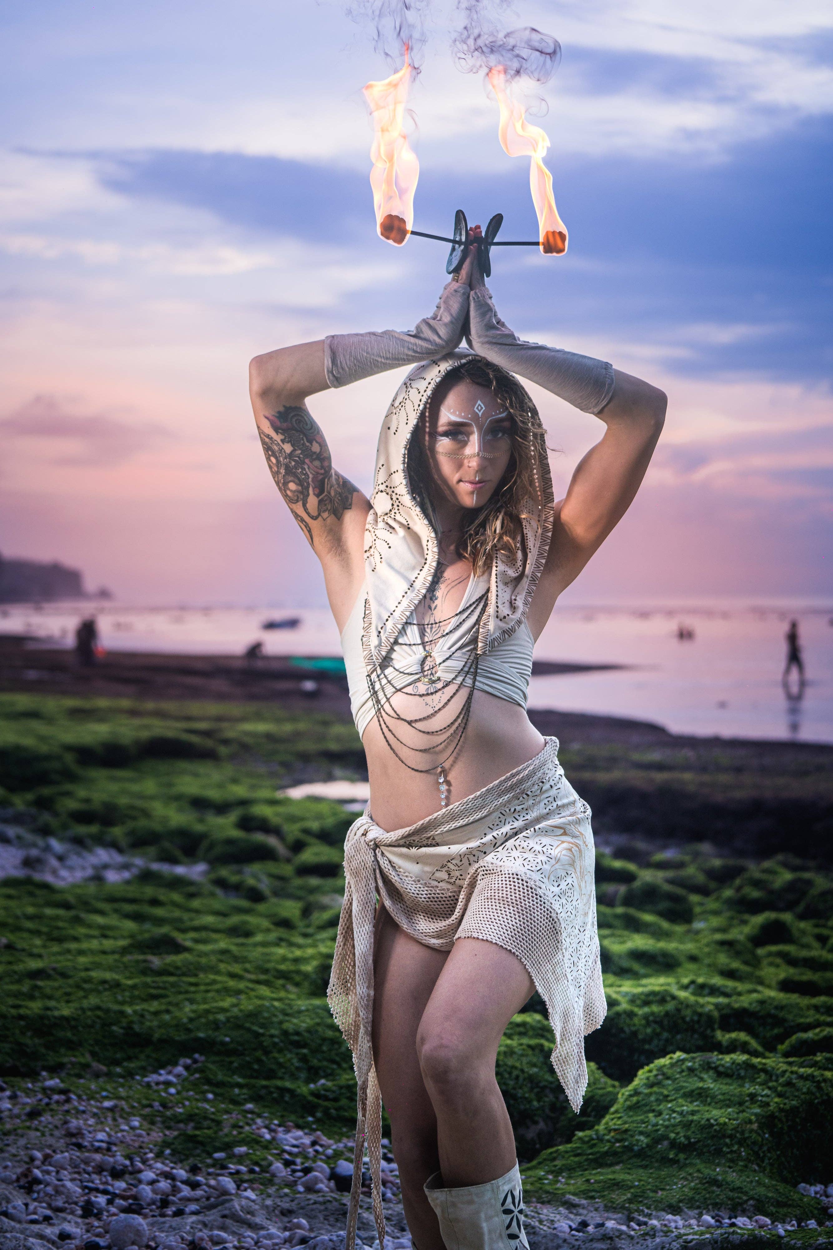 Cream Drachen Zen Rock / Schal für den Großhandel auf Faire15