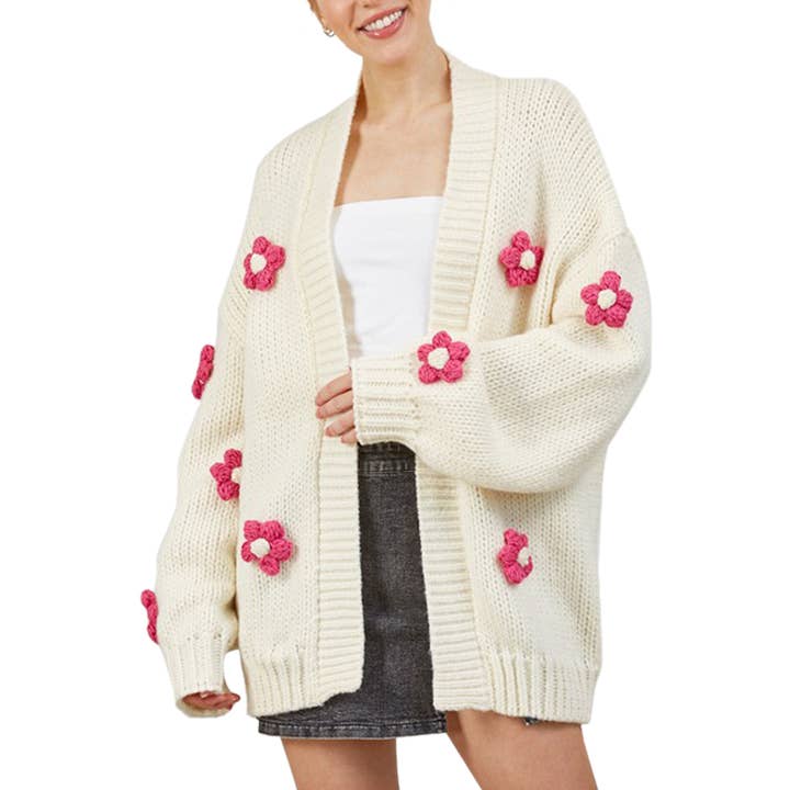 Wholesale flower cardigan for your store Wholesale flower cardigan for your store