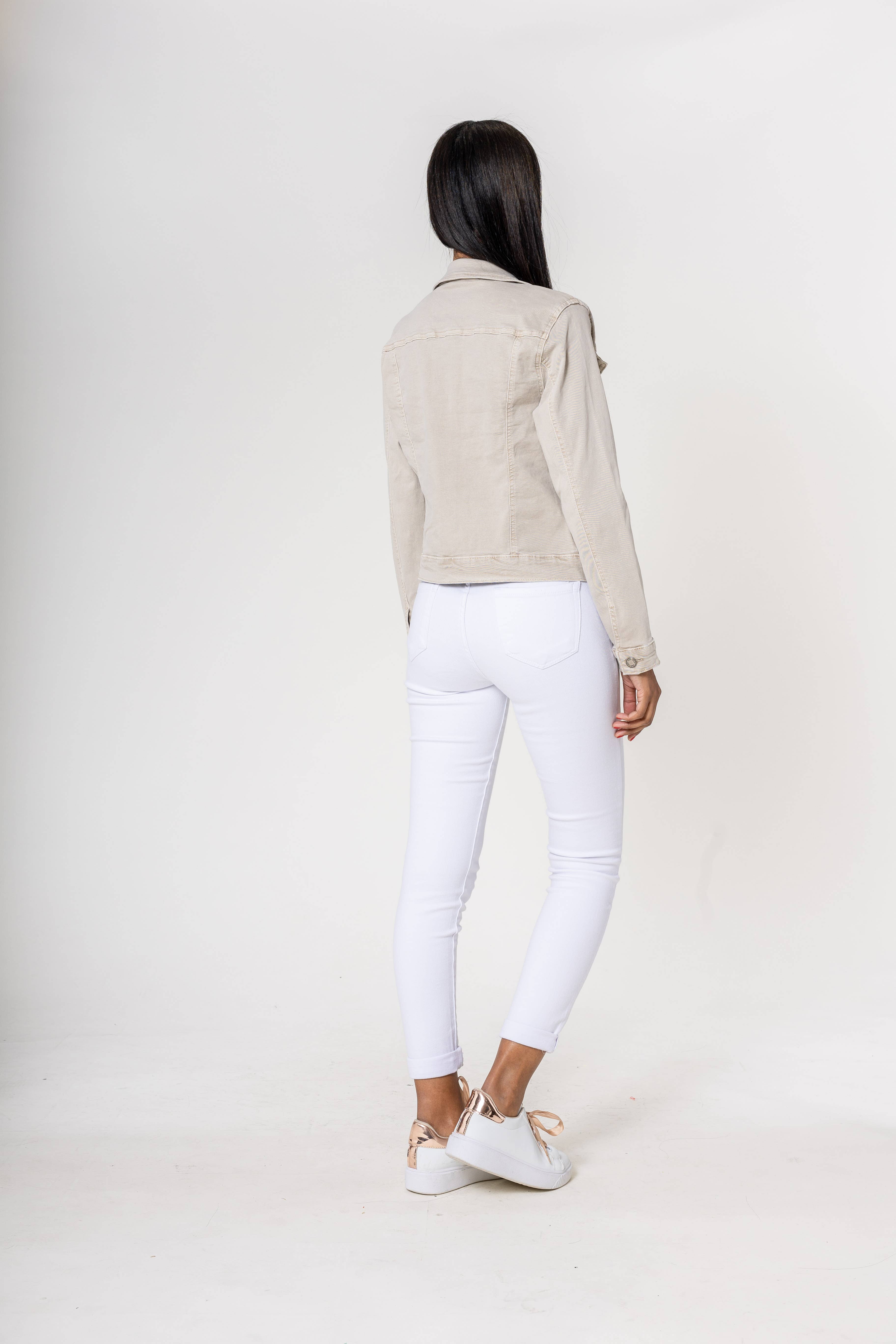 Nina Carter - Wholesale Jas - Dames - Stretch nauwsluitend jack kleur J212A91