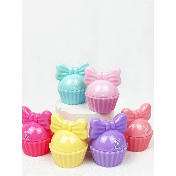 MIX COLOR Cupcake Lip Balm with Scents for wholesale on Faire4