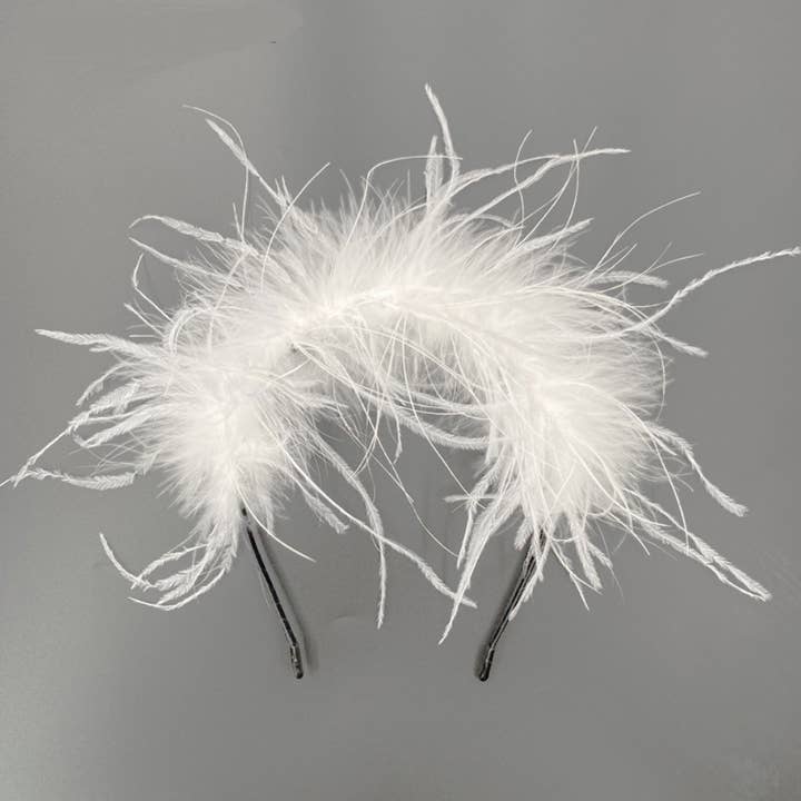 HB3001 Fluffy Hair Headband 1/unit for wholesale by XO Fashion