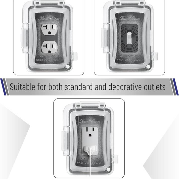 Bates Choice - Wholesale Outdoor ornament/decor - Bates- Weatherproof Electrical Outlet Cover, 1-Gang4