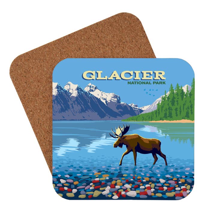 Glacier National Park älgunderlägg för wholesale av Tourist Courts