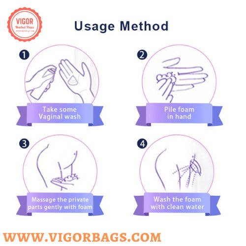 VIGOR – wholesale Intimate cleanser/wipe – Probiotic yoni foam wash feminine hygiene