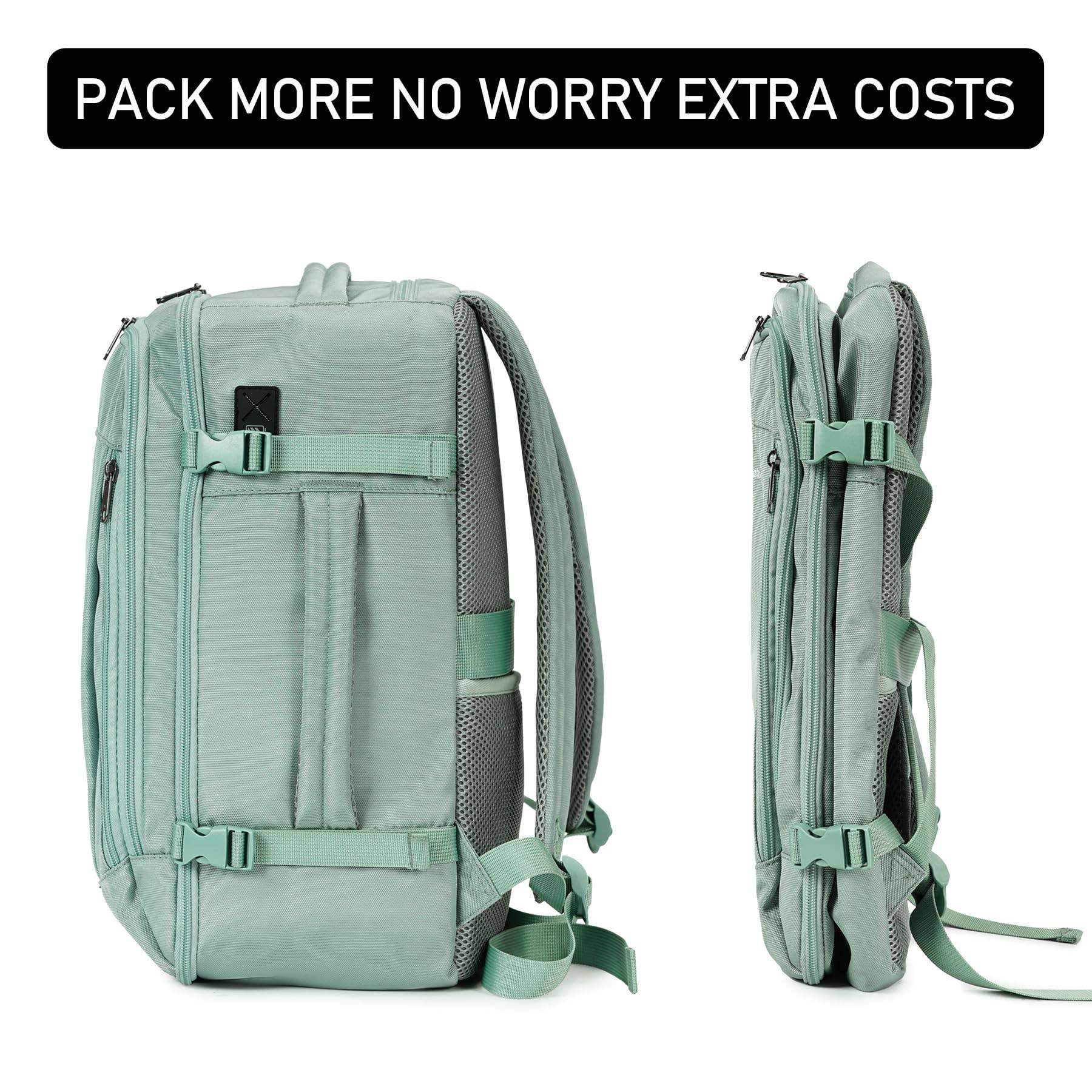 wandf - Wholesale Backpack - Unisex - 20L Underseat 13 Pockets Carry on Travel Bag with USB Port35