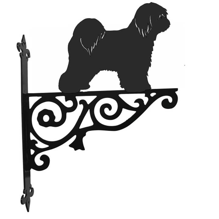 Tibetan terrier Ornamental Hanging Bracket for wholesale by Steel Images