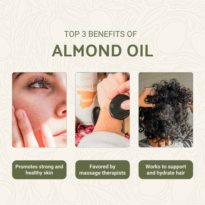 Nature Packaged - Wholesale Bath/Body Oil - Almond Carrier Oil - 100% Pure - Farm-Direct Sourcing