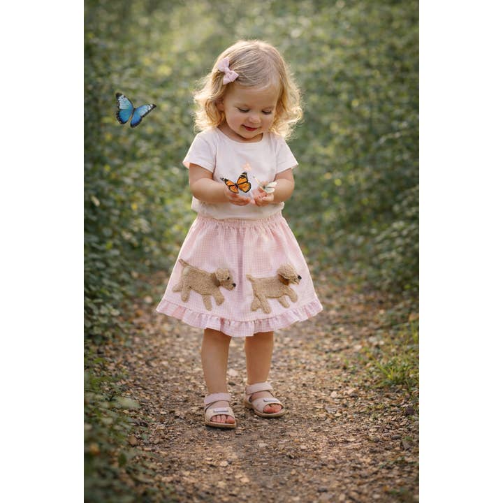 BOBBY Rock, pink Vichy check for wholesale by Ziegfeld Kids