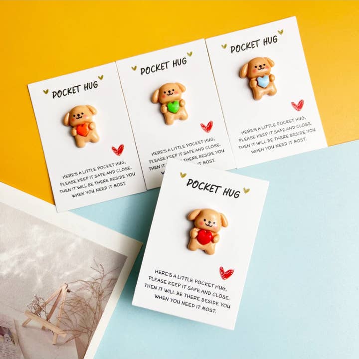 Taphug - Cadeau câlin de poche pour petit chien pour la Saint-Valentin anniversaire pour la vente par Magia Design