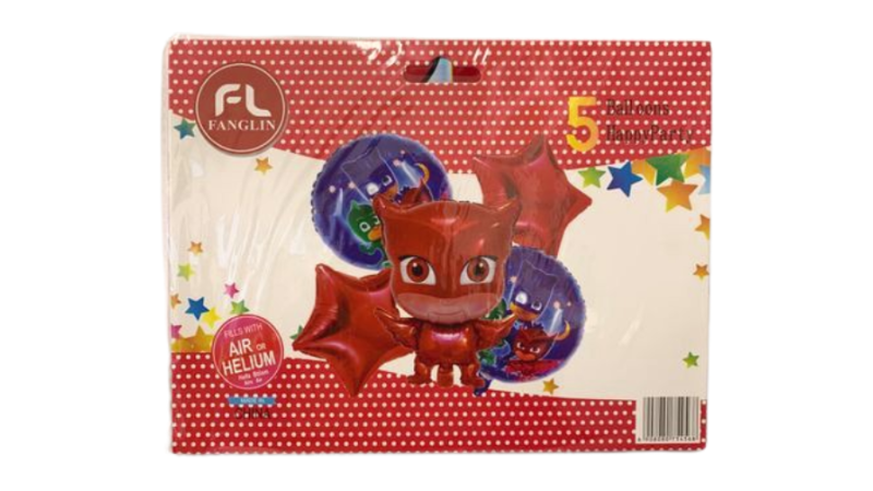 My Wholesale Warehouse - Wholesale Balloon - Large 5pc Happy Birthday Cartoons Character Balloons - 28 Options!24