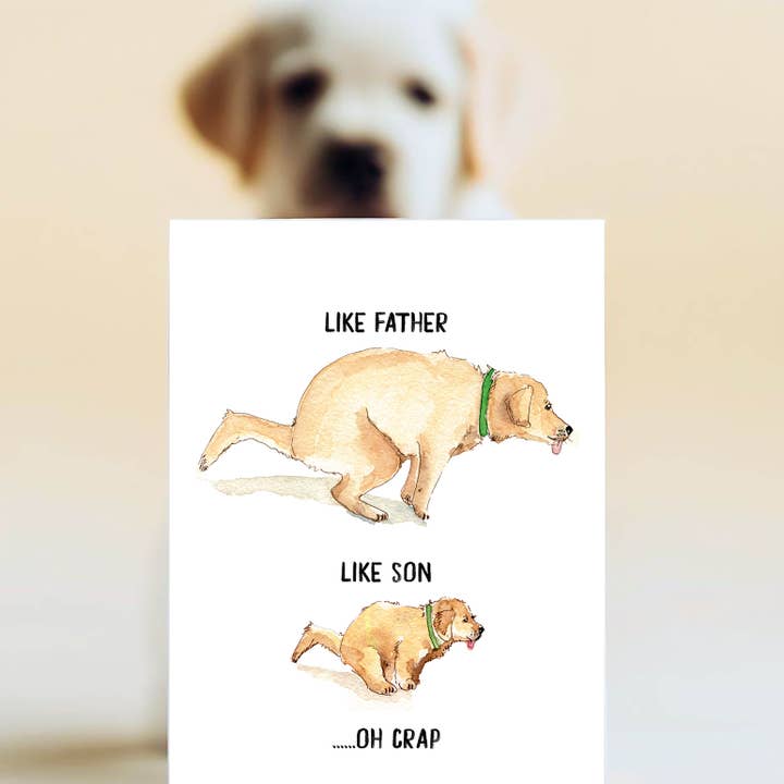 Liyana Studio - Wholesale Father's Day Card - Like Father Like Daughter - Funny Fathers Day Card2