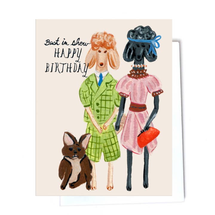 Best in Show Birthday Card for wholesale by Elizabeth Grubaugh