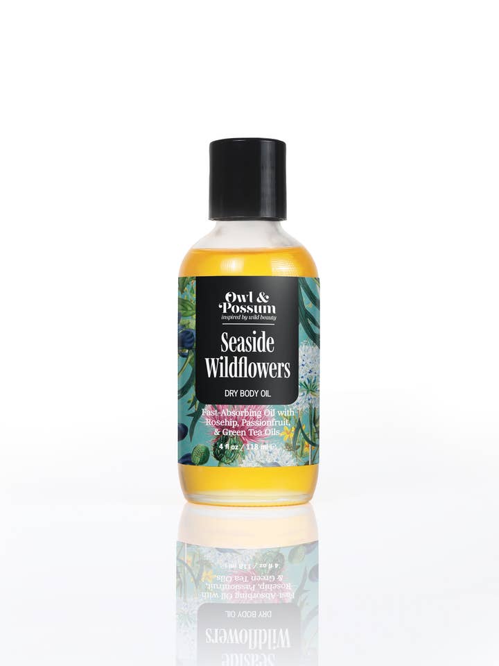 SEASIDE WILDFLOWERS Tør Kropsolie for engroshandel hos Owl & Possum