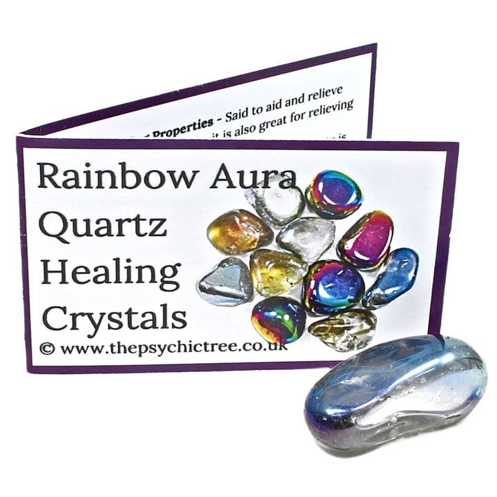 The Psychic Tree – Großhandel Spiritueller Stein/Kristall – Regenbogen-Aura-Kristall und Guide-Paket