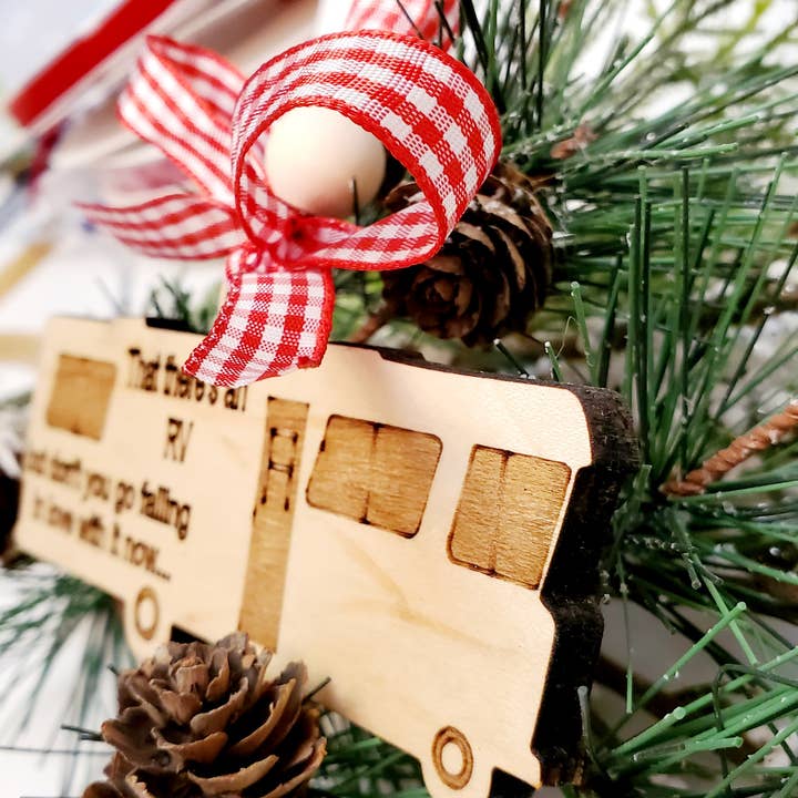 Cul de Sac Critters - Wholesale Ornament - That There's an RV Christmas ornament - Funny RV ornament