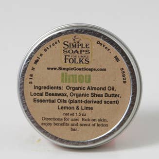 Lotion pour les mains - Limou pour la vente par Simple Soaps For Simple Folks