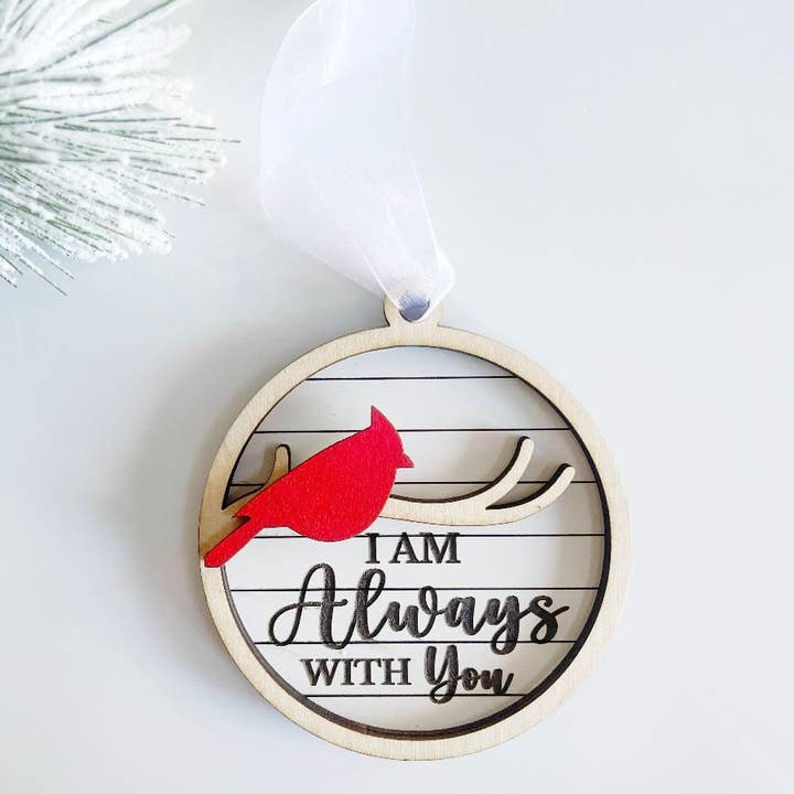 I am always with you ornament for wholesale by Poppys designs