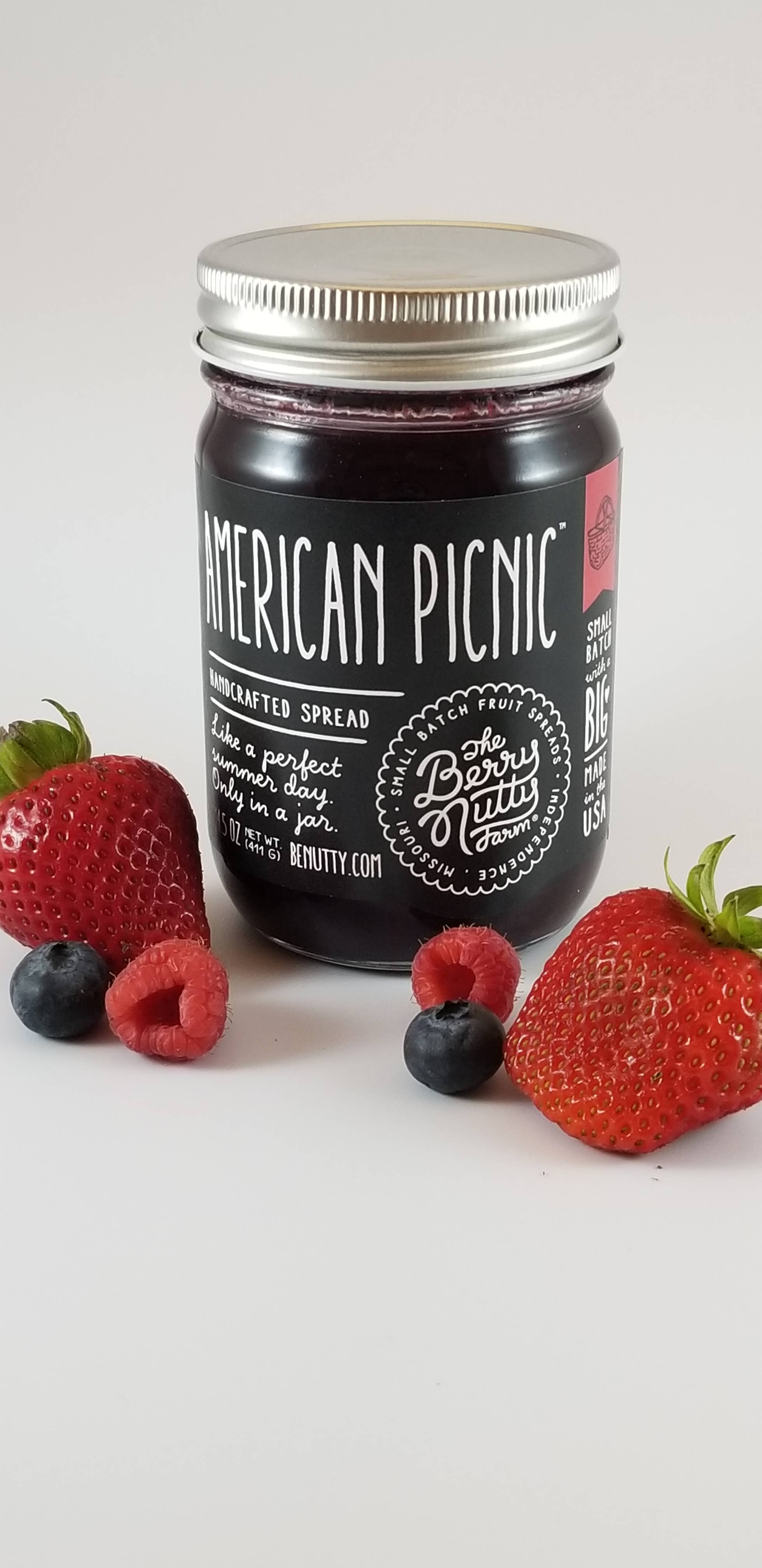 The Berry Nutty Farm - Wholesale Jam/Jelly - American Picnic Fruit Spread1