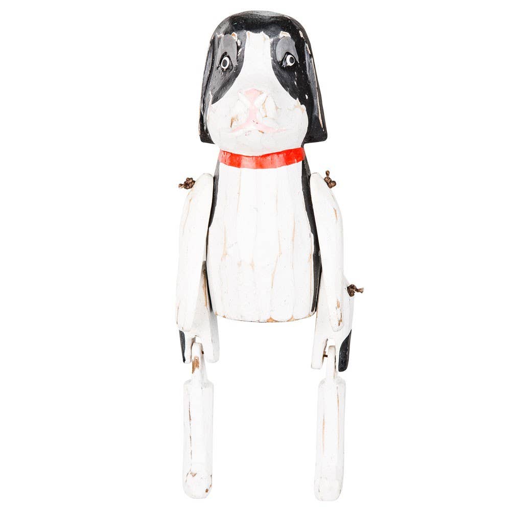 Benjamin International - Vente Figurine décorative - CHIEN EN BOIS ASSIS2