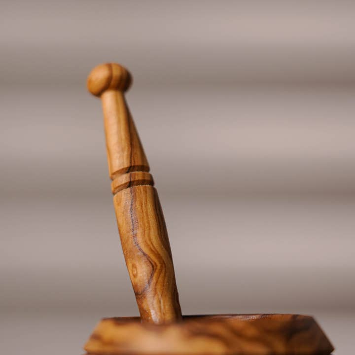 Handcrafted Olivewood - Wholesale Honey Pot - HONEY JAR & DIPPER3