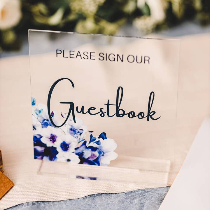 Gästebuchschild, Hochzeitsschild für den Großhandel von PhilCo Forged