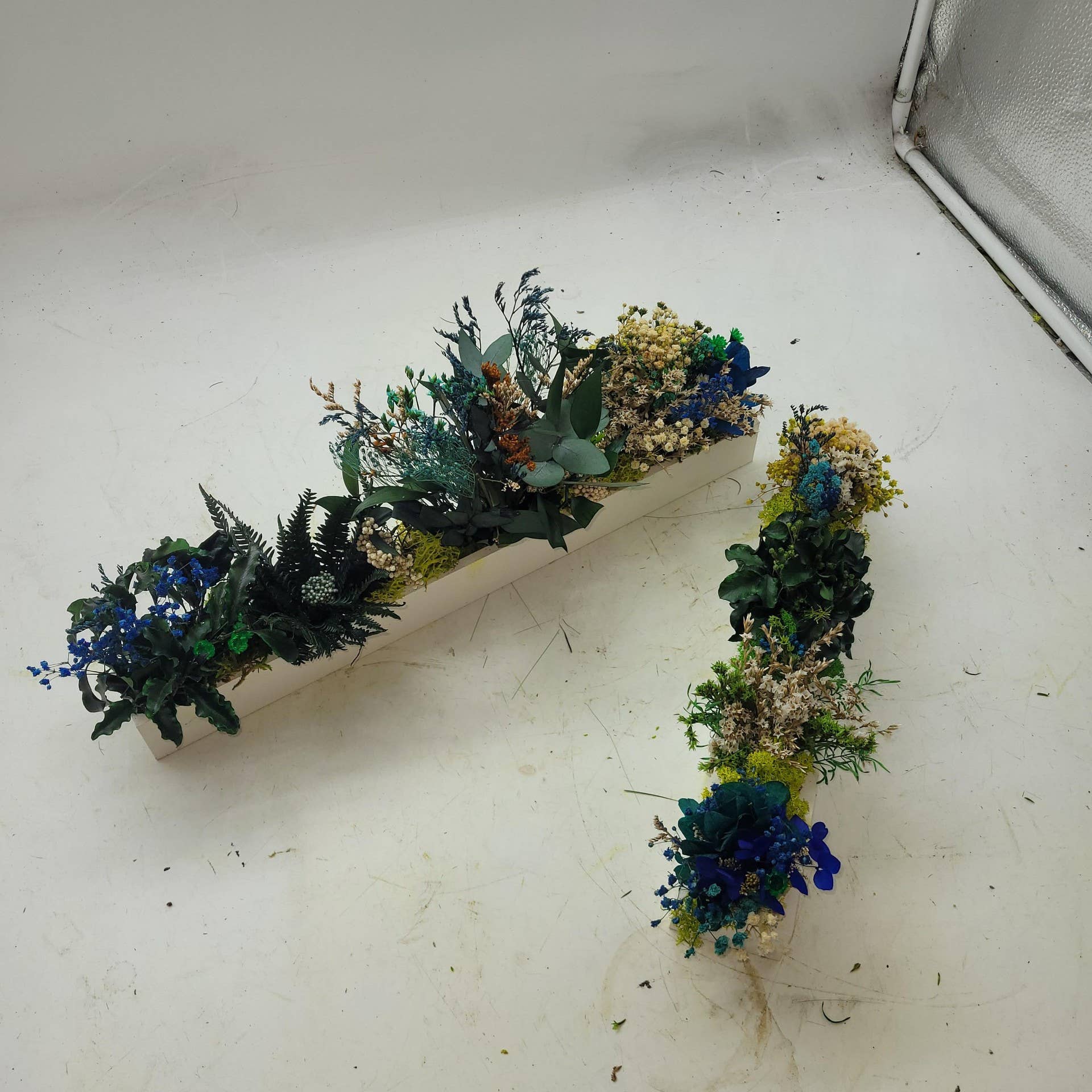 au detour du monde – Großhandel Kunstpflanzen – Stabilisierte Pflanzenleiste 40 cm7