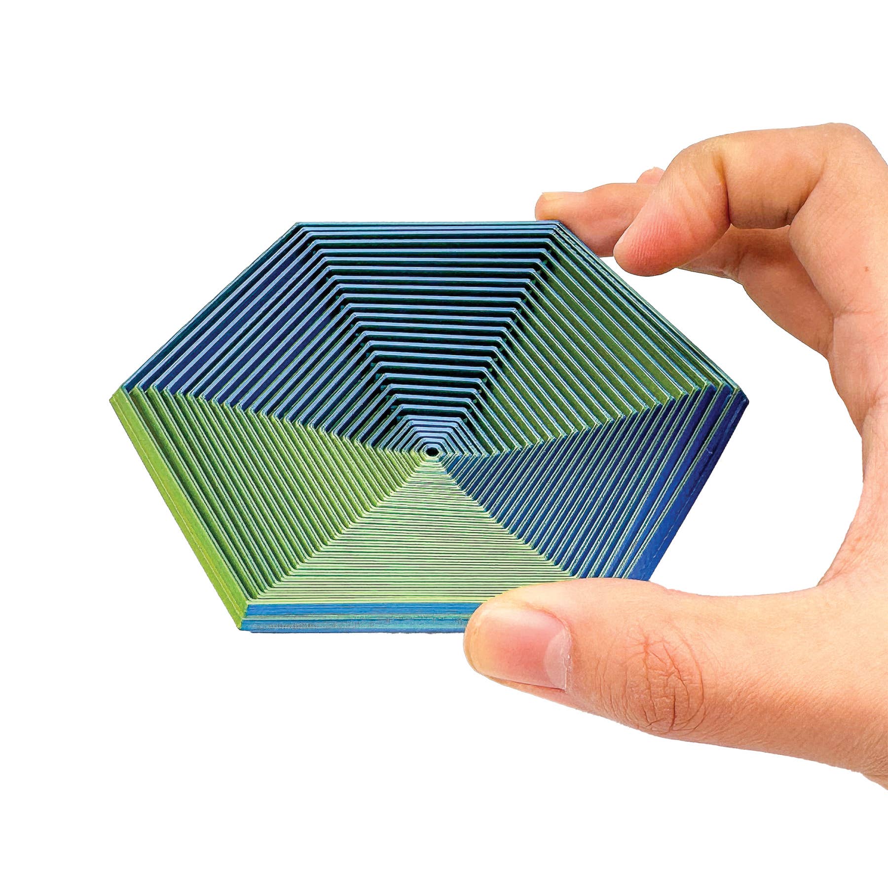 Geddes - Wholesale Fidget Toy - Kids - FRACTAL FIDGET HEXAGON TOY    12/BOX1