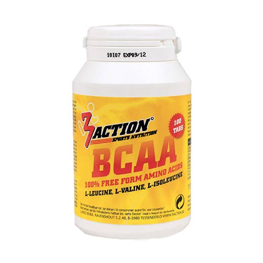 3ACTION BCAA 100 TABS for wholesale by 3Action Sports Nutrition