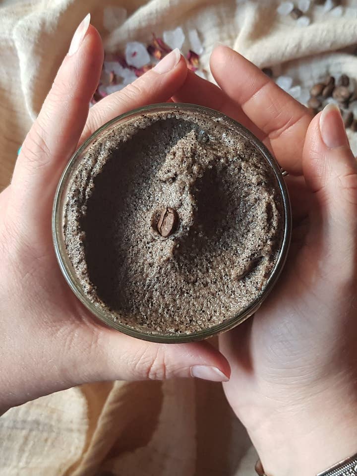 Arabica Ritual Salt Scrub, 350g Jar for wholesale by Inhale Botanicals