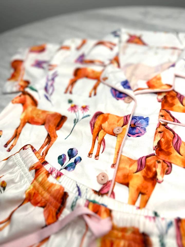Ippico Equestrian – wholesale Sleepwear set – Kids – IPPICO | CHILDREN'S PONY PRINT PYJAMAS