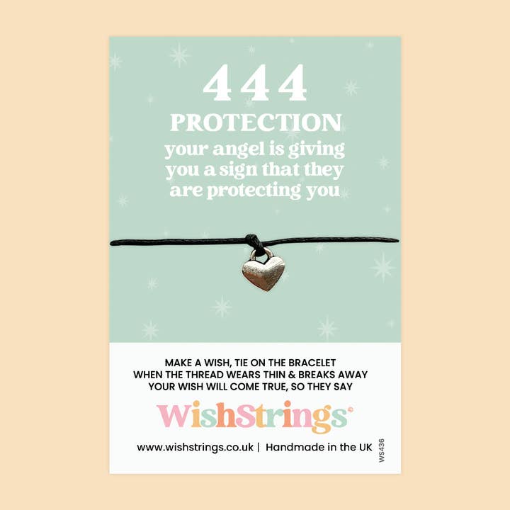 WishStrings - Wholesale Charm/Dangle Bracelet - 444, Angel Number - WishStrings Wish Bracelet - WS436♥