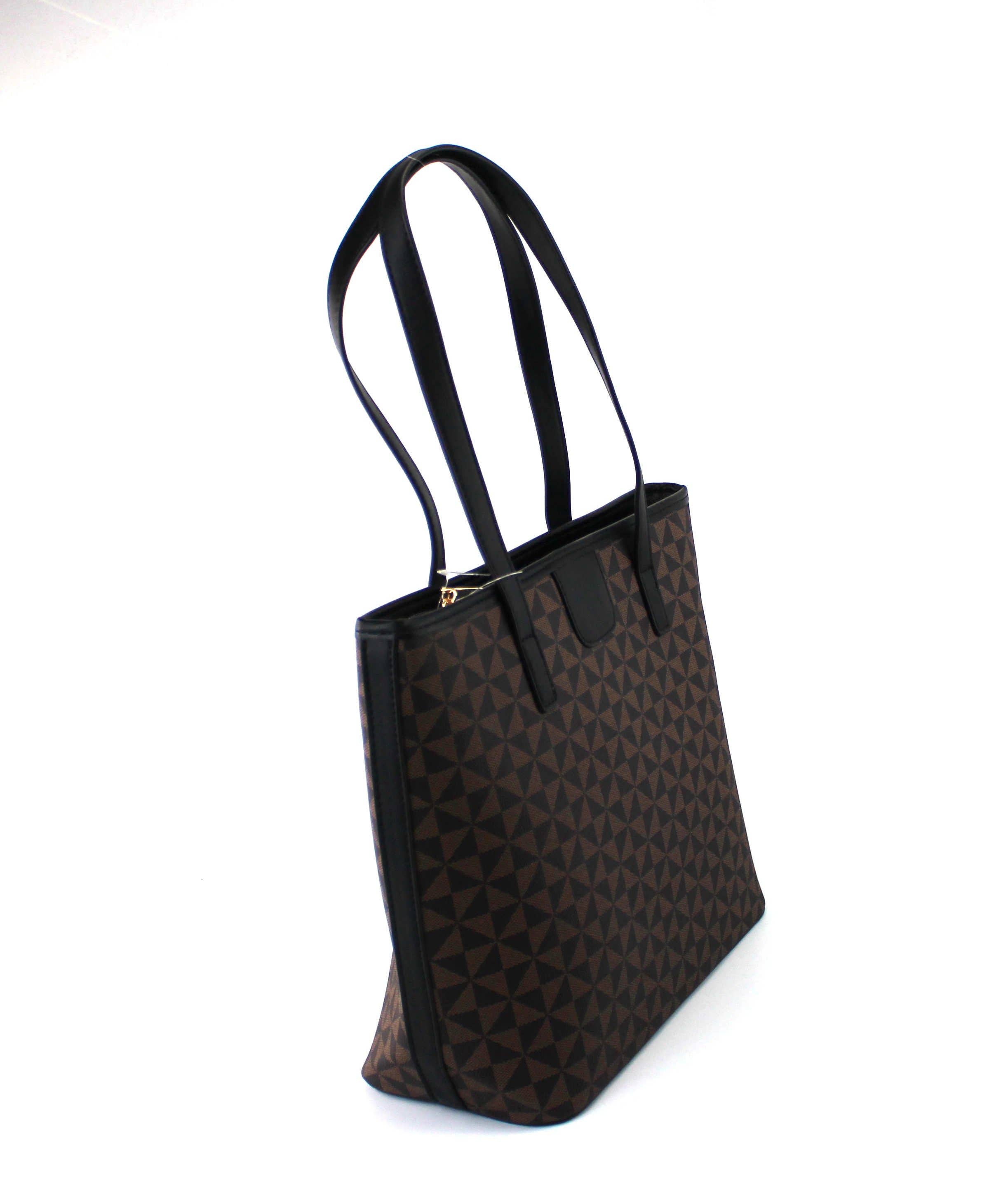 AR New York - Vendita all'ingrosso Borsa tote - Donna - 7873 - Borsa a tracolla alla moda con motivo geomatrico10